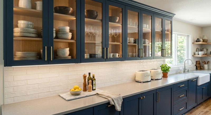 Glass Cabinets Installation in Carmel, IN