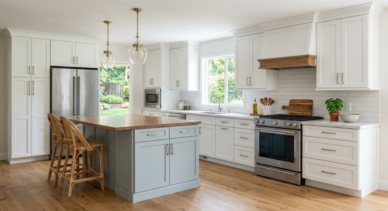 Kitchen Island Installation in Carmel, IN