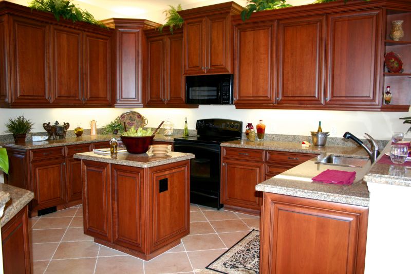 Cherry Cabinet Refacing in Bloomington, IN