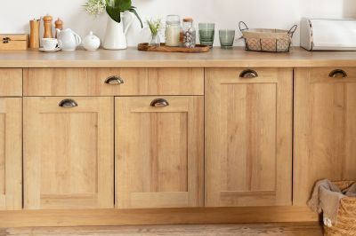 Cherry Cabinet Refacing in Waco, TX