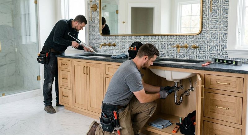 Custom Vanity Installation in Kokomo, IN