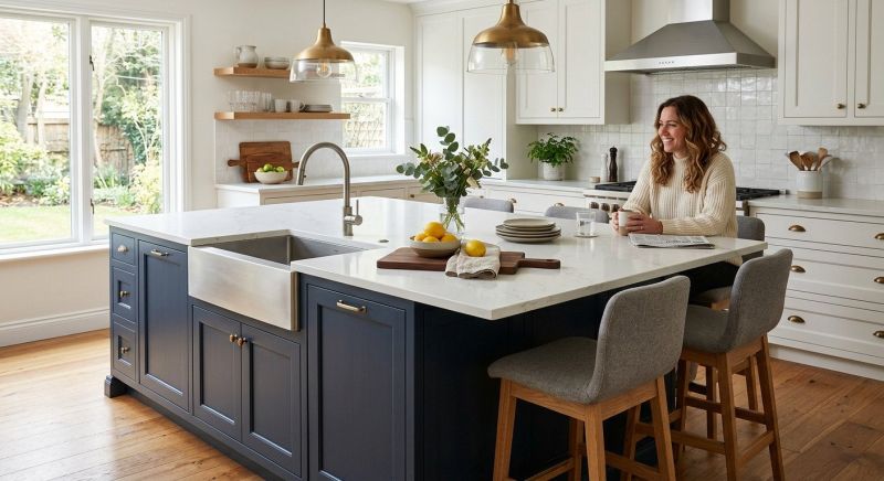 Kitchen Island Construction in Lafayette, IN