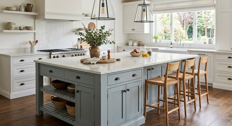 Kitchen Island Installation in Carmel, IN