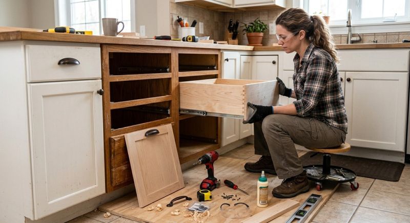 Oak Cabinet Remodeling in Austin, TX