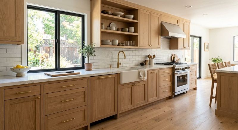 Oak Cabinet Remodeling in Bloomington, IN