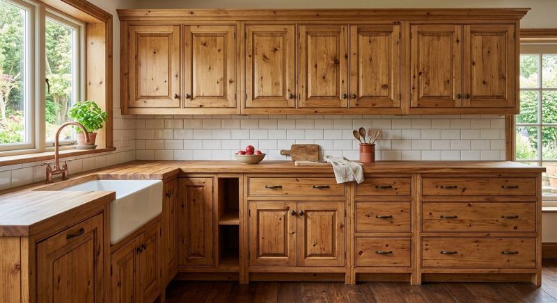 Pine Cabinets Installation in Kokomo, IN